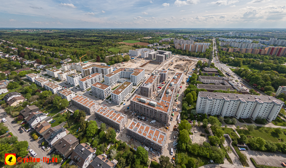 09.05.2023 - Baustelle Alexisquartier und Pandion Verde in Neuperlach